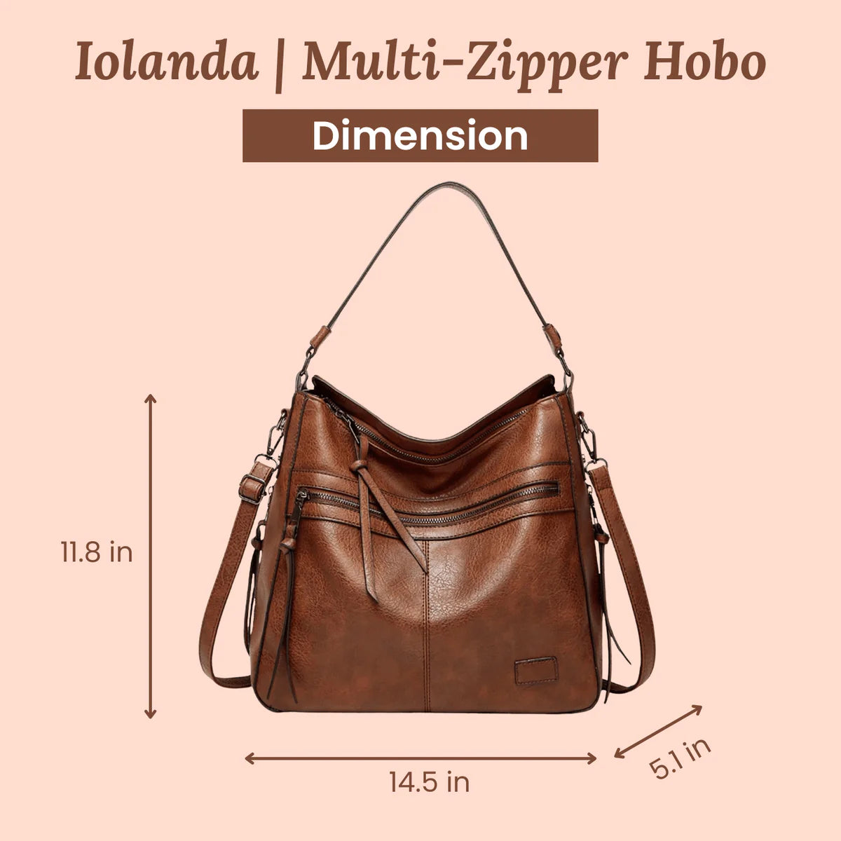 Serena’s Zip Carry | Shoulder Bag