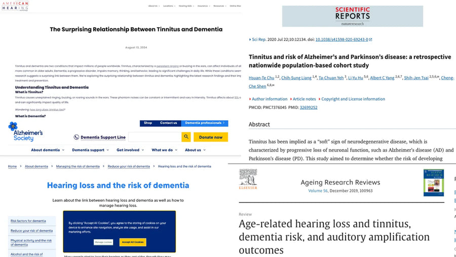 Tinnitus and dementia research